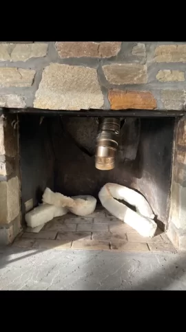 [Hearth.com] Freestanding wood stove in chimney fireplace?