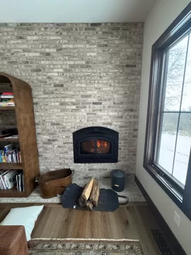 [Hearth.com] Northstar wood burning fireplace - new construction - lots of cold air rushing in