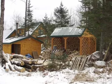 [Hearth.com] Full Moon Over the Woodshed