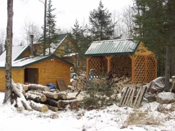 [Hearth.com] Full Moon Over the Woodshed