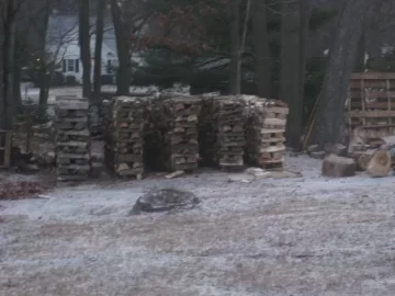 [Hearth.com] gettin the wood piles cleaned up