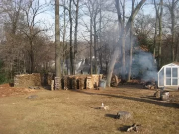 [Hearth.com] gettin the wood piles cleaned up