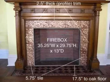 [Hearth.com] Insert for small, Victorian fireplace