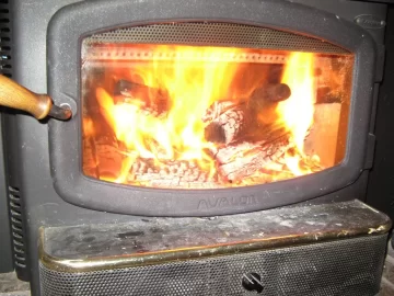 [Hearth.com] Pic of inside my masonry chimney. Do I have a lot of Creosote?