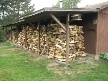 [Hearth.com] My "new" Lopi and sloppy piles of hardwoods