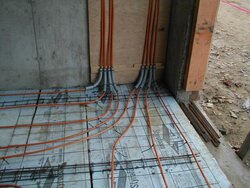 pex and concrete