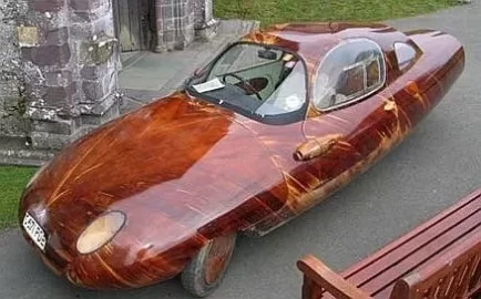 [Hearth.com] It's a wood car!