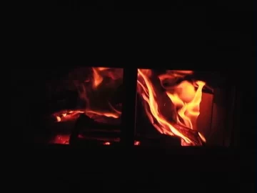 [Hearth.com] First fire in the new Stove...NICE