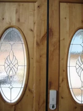 [Hearth.com] warped 5K wood door