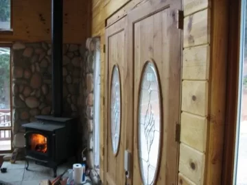 [Hearth.com] warped 5K wood door