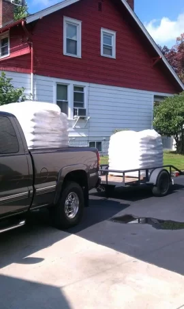 [Hearth.com] How many of you move a ton a pellets on your truck?  Do you have a full ton truck?