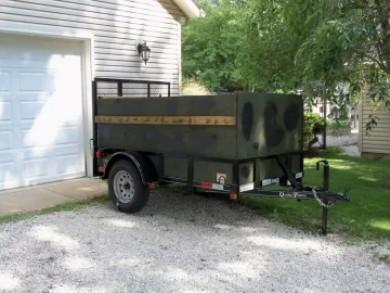 [Hearth.com] Harbor Freight Haul Master trailers?  (Post a pic of your wood trailer!)