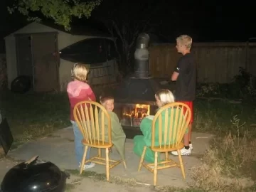 [Hearth.com] old stove is now used for...