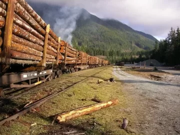 [Hearth.com] Vancouver Island Logging Train.