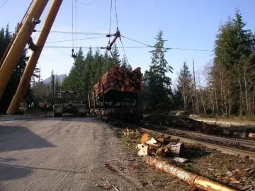 [Hearth.com] Vancouver Island Logging Train.