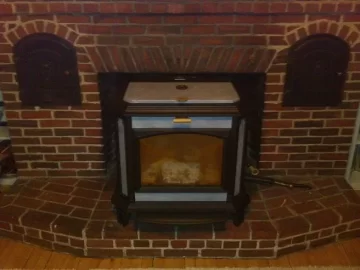 [Hearth.com] Woodstock Progress Hybrid with short legs install (pics)