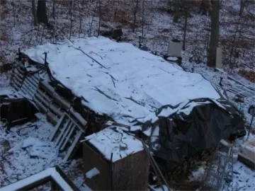 [Hearth.com] Wood Pile Cover Find Of The Century