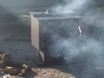 [Hearth.com] Curing stove, something don't seem right, pics below