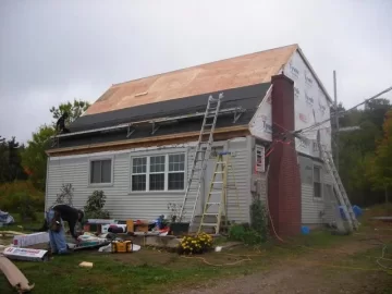 [Hearth.com] chimney raised and so was the roof!