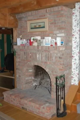 [Hearth.com] Freestanding Stove in Fireplace