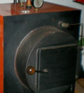 [Hearth.com] Anybody know what make this wood boiler is ???