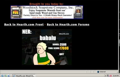 [Hearth.com] Play the Hearth.com Wood Chopping Game - win big.....