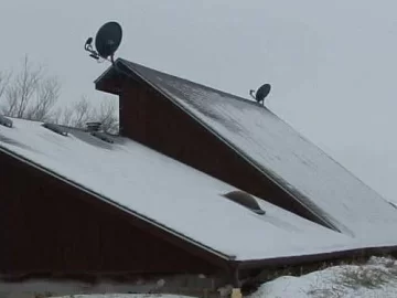 [Hearth.com] Steep roof,,, how high??