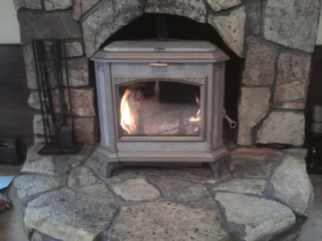 [Hearth.com] Woodstock Progress Hybrid with short legs install (pics)