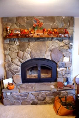 [Hearth.com] Stone or marble mantels that look right with wood burning insert?