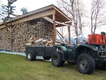 [Hearth.com] ATV Wood Hauling Trailers