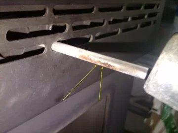 [Hearth.com] Hudson River West Point wood pellet stove Cleaning Rod Sticky?