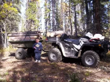 [Hearth.com] ATV log skidder