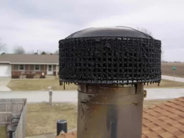 [Hearth.com] PICS! Cleaned Chimney For First Time This Season ('07-'08) - Needed It Bad!