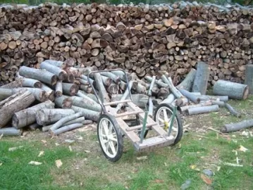 [Hearth.com] firewood cart