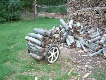 [Hearth.com] firewood cart