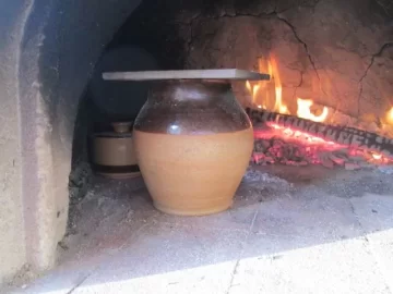 [Hearth.com] Rustic dinner from the wood fired oven tonight.