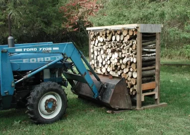 [Hearth.com] 1/2 Cord Wood racks for tractor forks