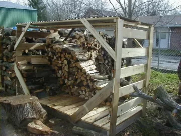 [Hearth.com] My new rack and firewood , Pictures