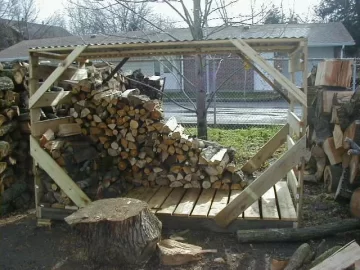 [Hearth.com] My new rack and firewood , Pictures