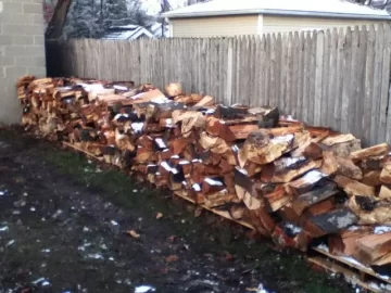 [Hearth.com] Todays firewood stacking !