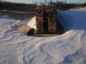 [Hearth.com] What 45 MPH & 60 mph + wind gust do to dry snow