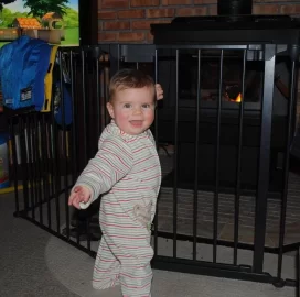 [Hearth.com] My little girl enjoying the stove!