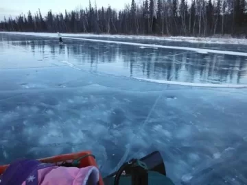 [Hearth.com] Wind swept lake, very slick