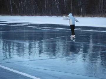 [Hearth.com] Wind swept lake, very slick