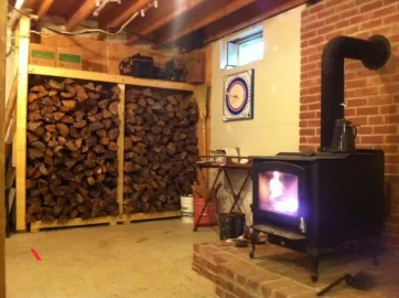 [Hearth.com] Finally loaded the wood rack