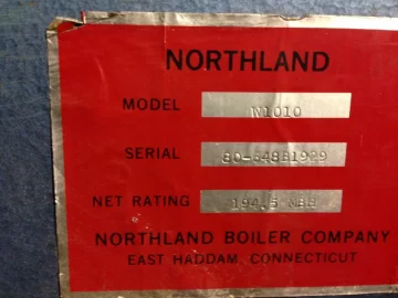 [Hearth.com] Help with Northland Boiler W 1010