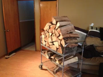 [Hearth.com] What do you store wood in in house?