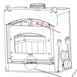 [Hearth.com] Where to Measure Temperature on a Quadrafire 7100?