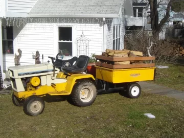 [Hearth.com] wood cutting with garden tractors - PICS