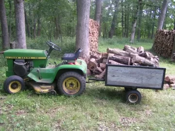 [Hearth.com] wood cutting with garden tractors - PICS